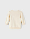 NME IT Embroided Face Cream Sweater 10888