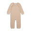 S&F Plain Beige Knitted Romper 10911