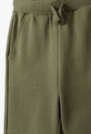 5.10.15 Knee Biker Style Army Green Terry Trouser 14782
