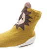 CN fashion Lion Mustard Silicon Grip Sole Socks 13630