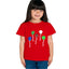 NN Girls Sequin Balloons Red Top 11277