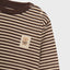 SSB Bear Badge Skin & Brown Stripes Fleece SweatShirt 14225