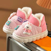 JSN Run Fast Rabbit Pink Soft Warm Shoes 12626