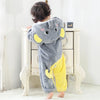 Elephant Style Furr Warm Grey Romper 11909