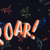 HM ROAR Embroided Dino Navy Blue Fleece Sweatshirt 12250