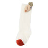 RBIB Hanging Carrot White Long Socks 13926