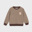 SSB Bear Badge Skin & Brown Stripes Fleece SweatShirt 14225