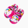 CN Unicorn Light Happy Sugus Elastic Grip Lightening Shocking Pink Slippers 14169
