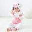 Unicorn Style Fur Warm White Romper 11907