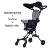 CN Ultra Light Weight Foldable Black Stroller 14168