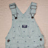 OSHKSH Allover Shark Print Mint Green Cotton Dungaree 11586