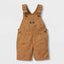 Oshksh All Over Palm Trees Brown Cotton Dungaree 11560