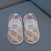DDTU ZigZag Design Comfortable Grey Baby Shoes 11815