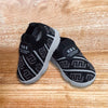 DDTU ZigZag Design Comfortable Black Baby Shoes 11814
