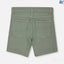 KIB Round Pockets Mid Green Slim Denim Shorts 11262