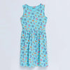 LCW Sea Animals Print Turquoise Sleeveless Frock 11737