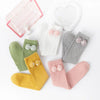 BBW Polka Dots Bow Style Green Long Socks 12533
