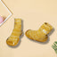 CN Silicon Sole AntiSlip Mustard Soft Socks Shoes 10599