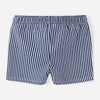 L&S Blue & White Stripes Smile Print Girls Shorts 11298
