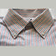 TSC Blue & Red Lining White Formal Casual Shirt 8888