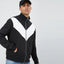 FRV 21 Chevron Color block Black Zipper 609
