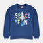 B.X Space Fun Print Navy Blue Sweatshirt 3430