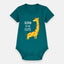 B.X Born To Be Cute Giraffe Teal Body Suit 4420