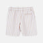 MNG White & Brown Stripe Cotton Shorts 4478
