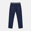 OV Yellow & Blue Belt Dark Blue Cotton Pant 3201