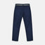 OV Yellow & Blue Belt Dark Blue Cotton Pant 3201