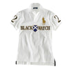 Men Big Pony Black Watch Polo White
