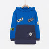 SFR Two Tone Patch Blue Hoodie 410