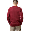 SPF Red Sweat Shirt With Zipper Pockets 453