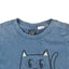 ZR Cat Dyed Blue T-Shirt