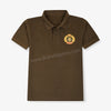 B.X Pride Lion Logo Coco Brown Polo 9504