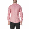 DJ Geometric Input Pink Pattern Formal Shirt 8889