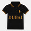 B.X Royal Look Dubai Embroided Black Polo 11108