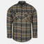 GT Black Check Green Flannel Warm Casual Shirt 10516