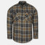 GT Black Check Green Flannel Warm Casual Shirt 10516