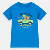 B.X Have Fun Animals In Car Royal Blue Tshirt 4821