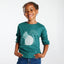 OKD Floral Squirrel Full Sleeves Teal T-Shirt 10871