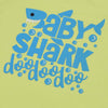 B.X Baby Shark Print Light Green Body Suit 4577