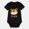 B.X Tiger With Glasses Black Body Suit 4426