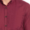 Maroon Casual Shirt