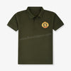 B.X Pride Lion Logo Olive Green Polo 9502