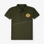 B.X Pride Lion Logo Olive Green Polo 9502