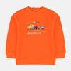 B.X Mickey House Train Orange Sweatshirt 3441