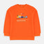 B.X Mickey House Train Orange Sweatshirt 3441
