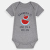 B.X One In A Melon Grey Body Suit 4243