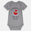 B.X One In A Melon Grey Body Suit 4243